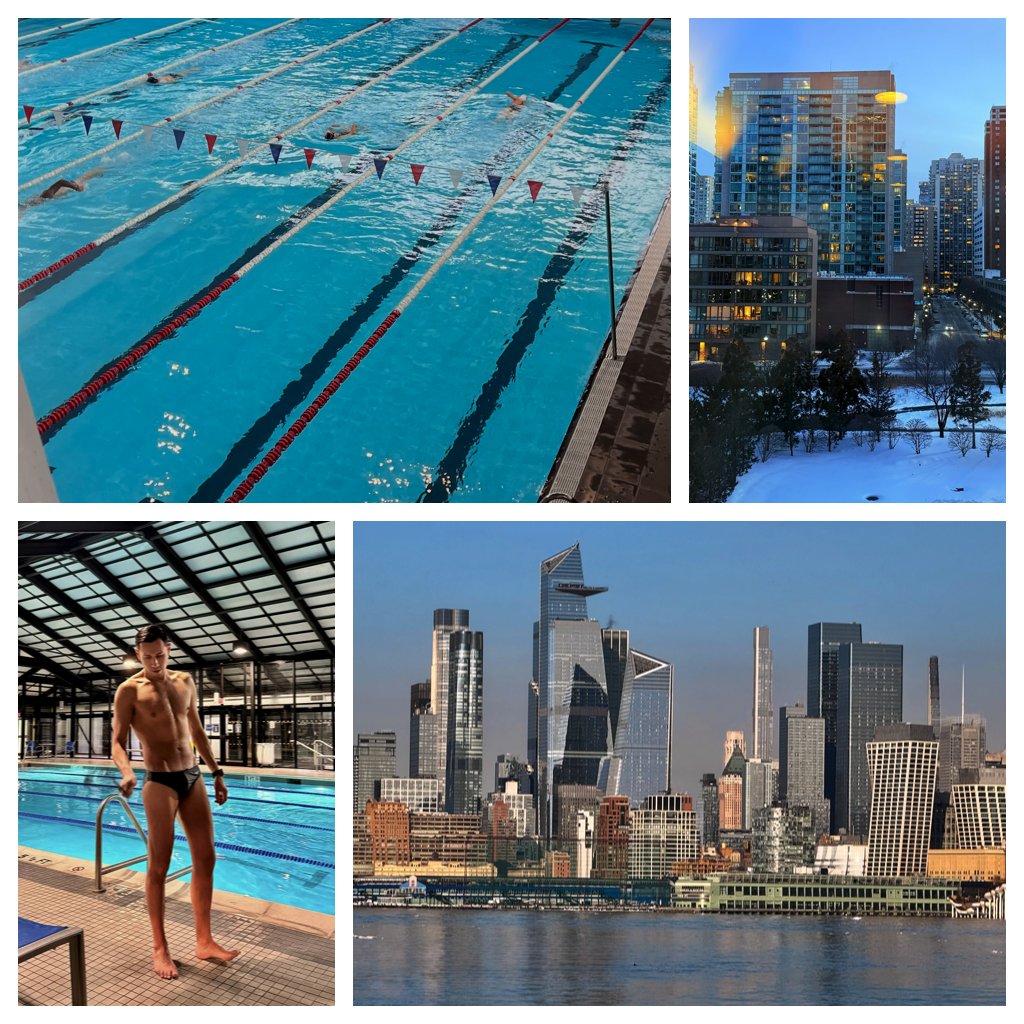 robertorico's tweet photo. When the city piles on the cold and the concrete, I hit the water. This view reminds me why I keep showing up—stronger every lap. 🌆 https://t.co/oRoPuE8jh3
