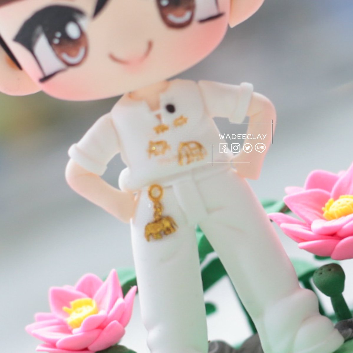 WaDeeClayPlay's tweet image. LOTUS PRINCE 🪷🤴

CHIBI BY ULTRA LIGHT CLAY
#ตุ๊กตาดินปั้น #clayart #handmade #PARKBOGUM #박보검