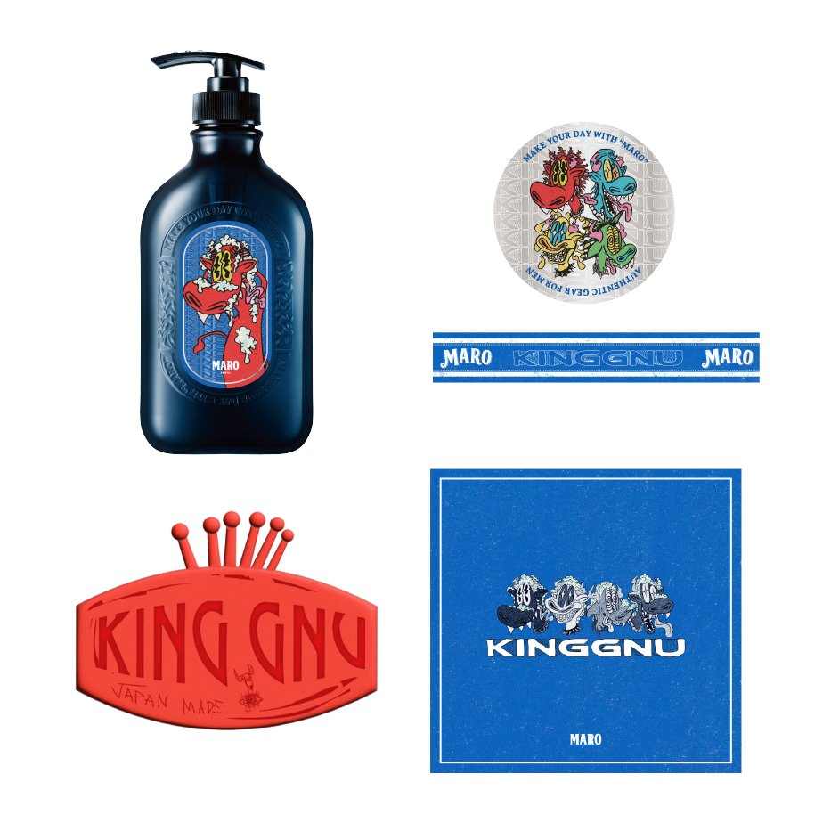 MARO x King Gnu Collaboration BOX メンズケアブランド「MARO」が