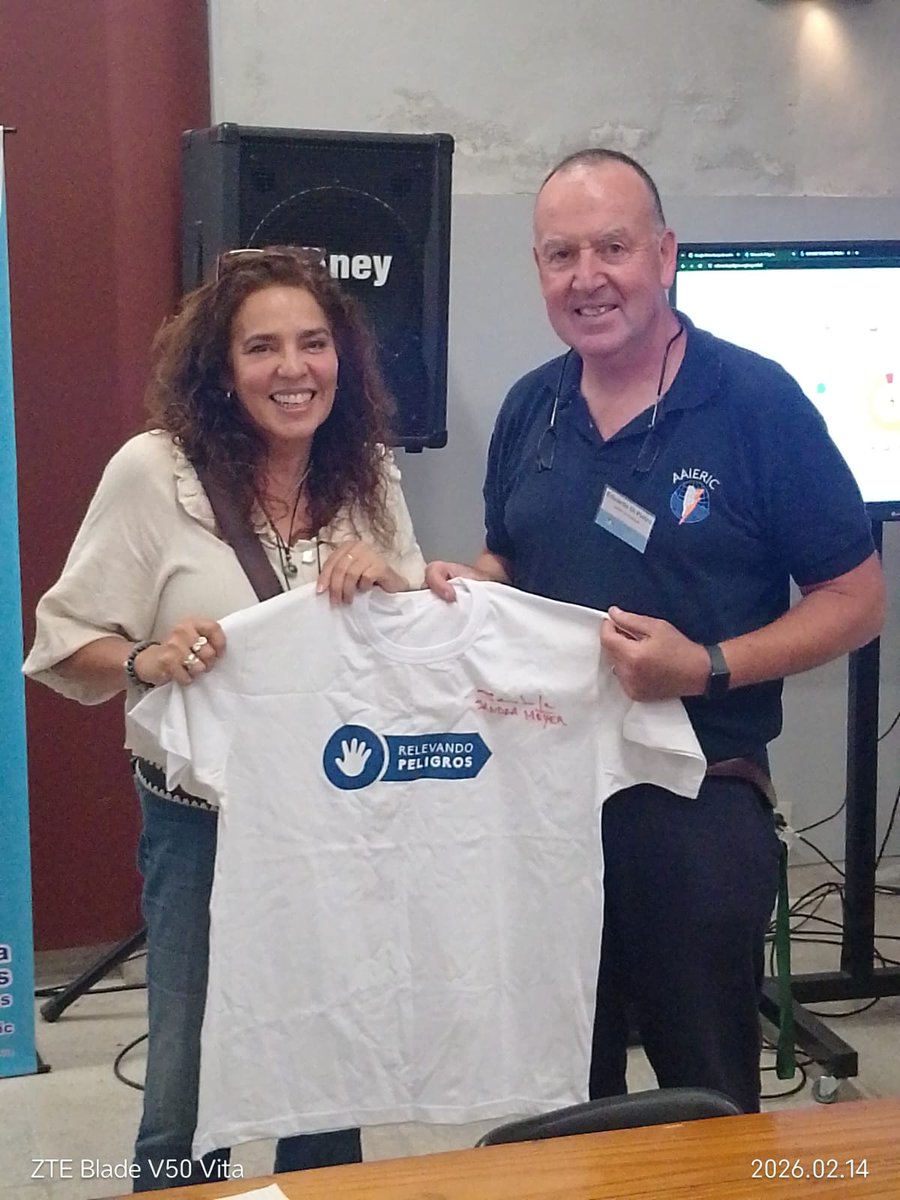 Recibimos la grata visita de Sandra Meyer, presidente de la Fundación <a href="/RelevarPeligros/">Relevando Peligros</a>
#PorlaSeguridadElectrica