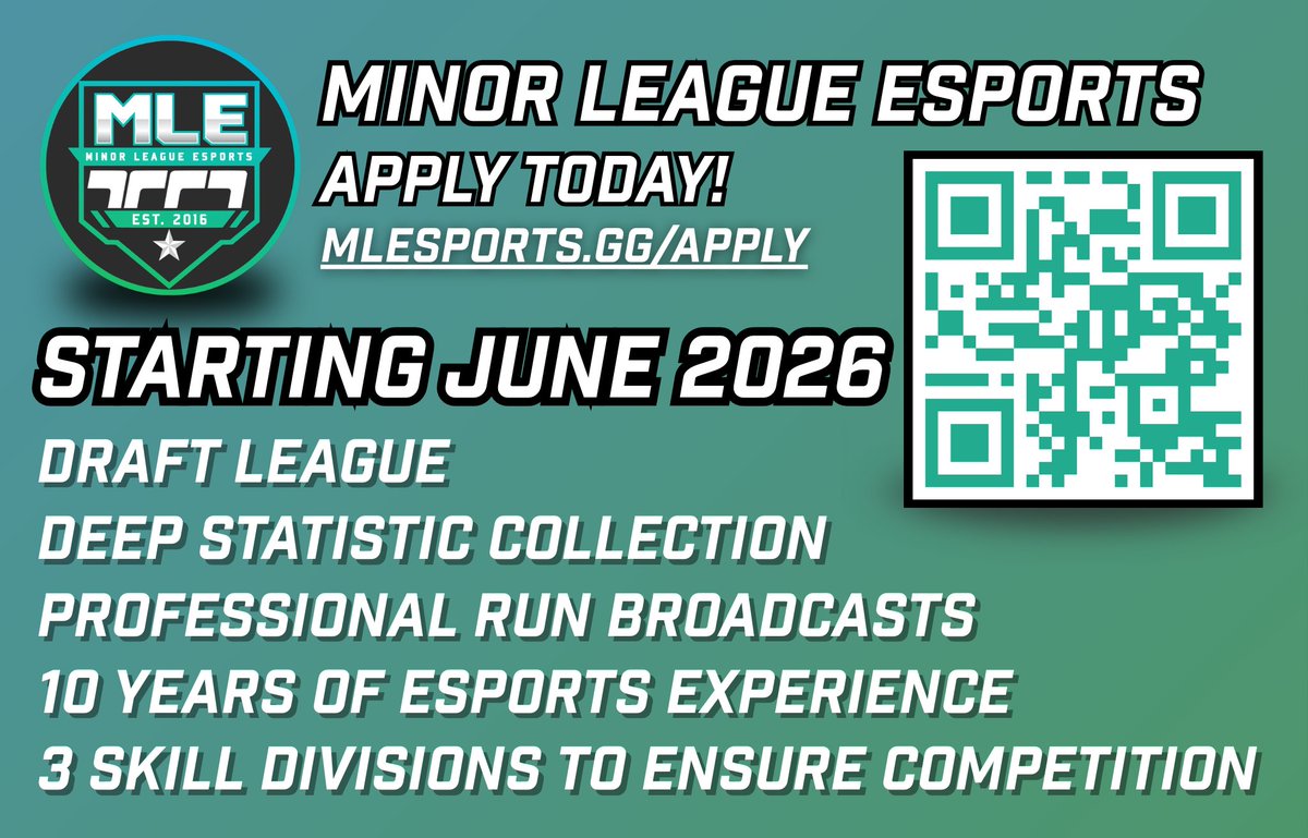 Minor League Esports tweet media