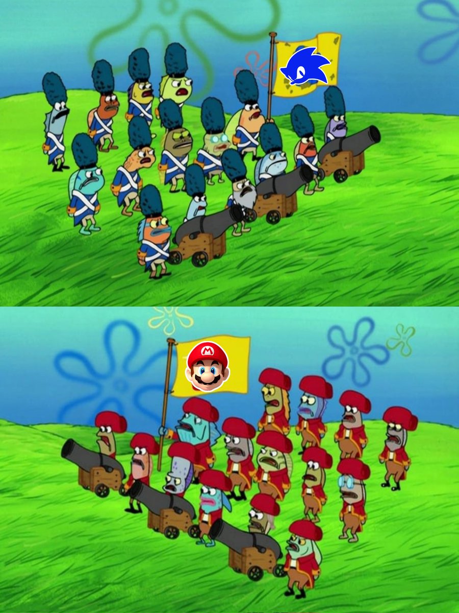 Twitter these last few days for some reason 
#SuperMarioBros #SonicTheHedgehog