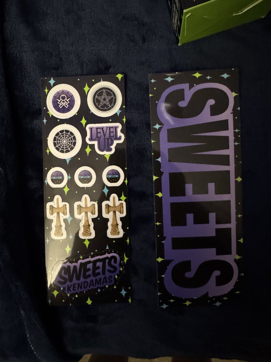 hey guys I’m selling my level up kendama (and some other merch i’ll post shortly) if anyone’s interested; just make an offer!!

i’ve been out of work nearly a month bc of my fractured wrist and need to scrape in all the money i can get

only used once; comes w all the stickers it