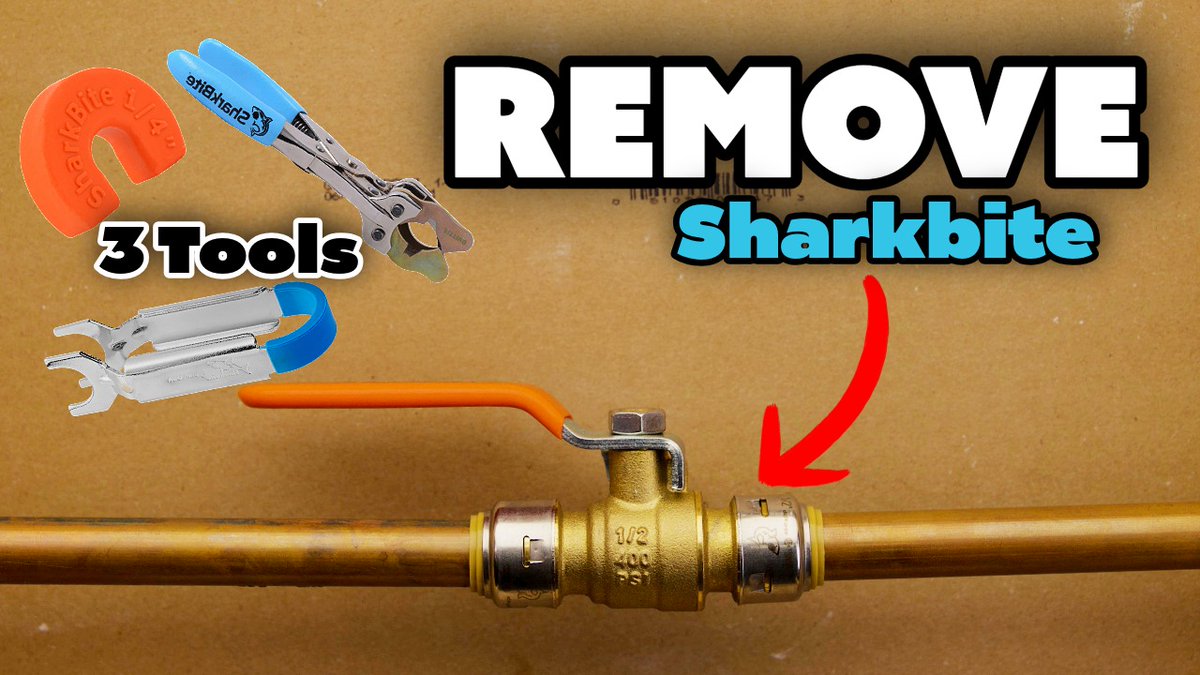 StatUpBox's tweet photo. How To Remove Sharkbite Fittings Easy Simple 3 Tools https://t.co/pkVRv1Adcs #diy #doityourself #sharkbite #sharkbitefittings #sharkbitefitting #sharkbiteremoval #removesharkbite #removesharkbitefitting #sharkbitefittingremoval #plumbing #pex #copperpipe #pvc #cpvc #youtube https://t.co/2vg9NwJqnX