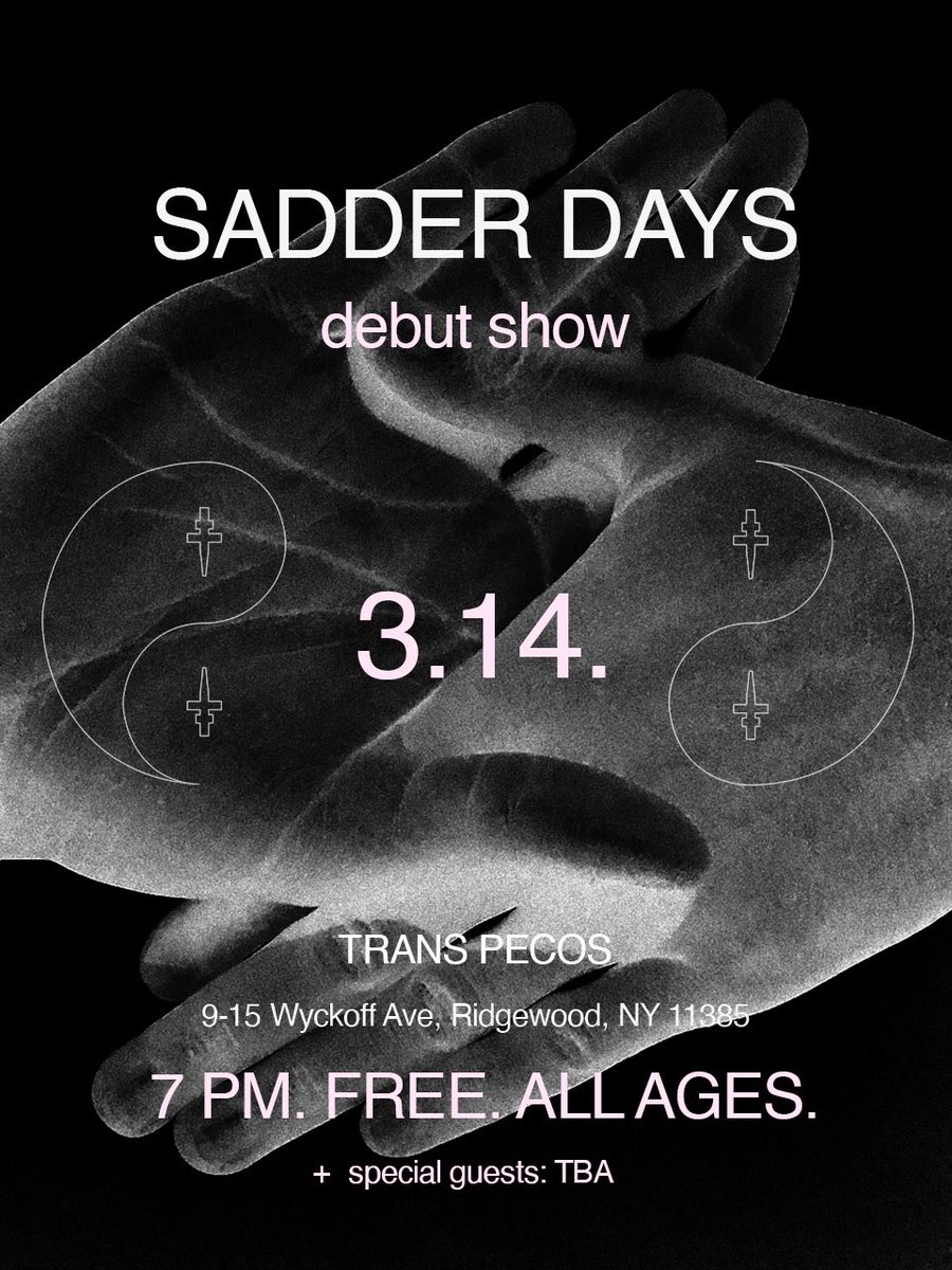 Sadder_Days's tweet image. Our debut show. Free for all ages. 
See you there. Ticket link in bio. ☯️