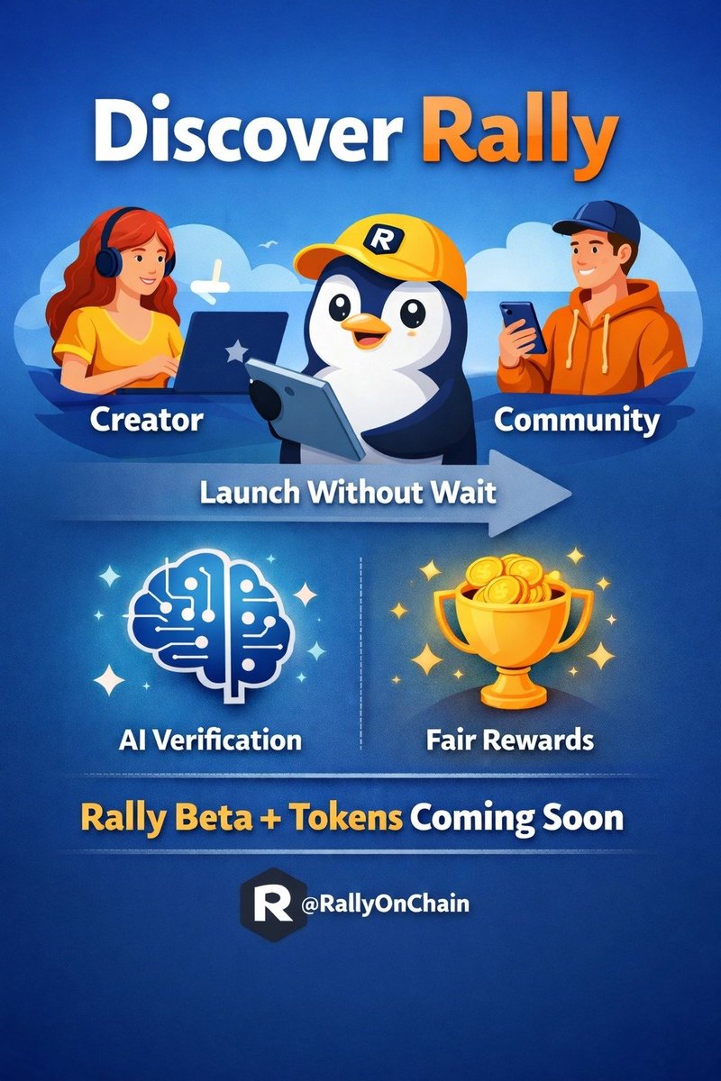 Rally is a platform where creators and projects can test campaign ideas and see real community reactions without waiting for approvals. It feels more like launching experiments than asking for permission. <a href="/RallyOnChain/">Rally</a>