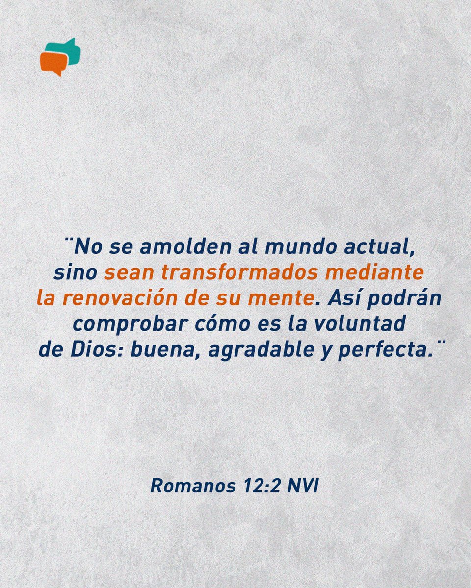 RespuestasBC's tweet photo. Vivir una vida santa, que honre a Dios y refleje fe, no se trata solo de fuerza de voluntad. No fuimos salvos de esa manera, ni estamos llamados a vivir así. La transformación viene cuando renovamos nuestra mente y alimentamos nuestro corazón con la Palabra de Dios. https://t.co/tgLnTfGCBG