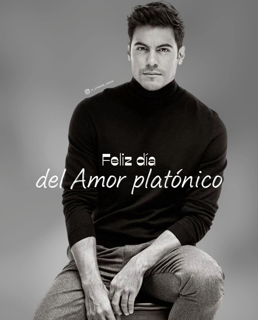 Nuestro eterno amor platónico❤️‍🩹 
Carlos Rivera