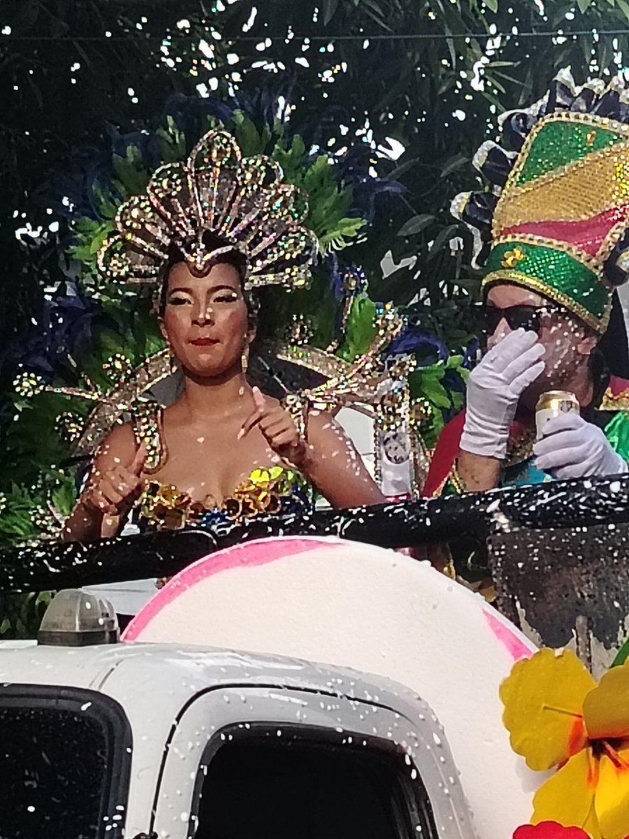 Je ne sais pas si vous imaginez : Carnaval de Santa Marta le samedi et Carnaval de Gaira le dimanche...
Entre batailles de mousse à raser et farine de maïs.. 
Ch'suis mourue..
Lily
La rouquinette raleuse..