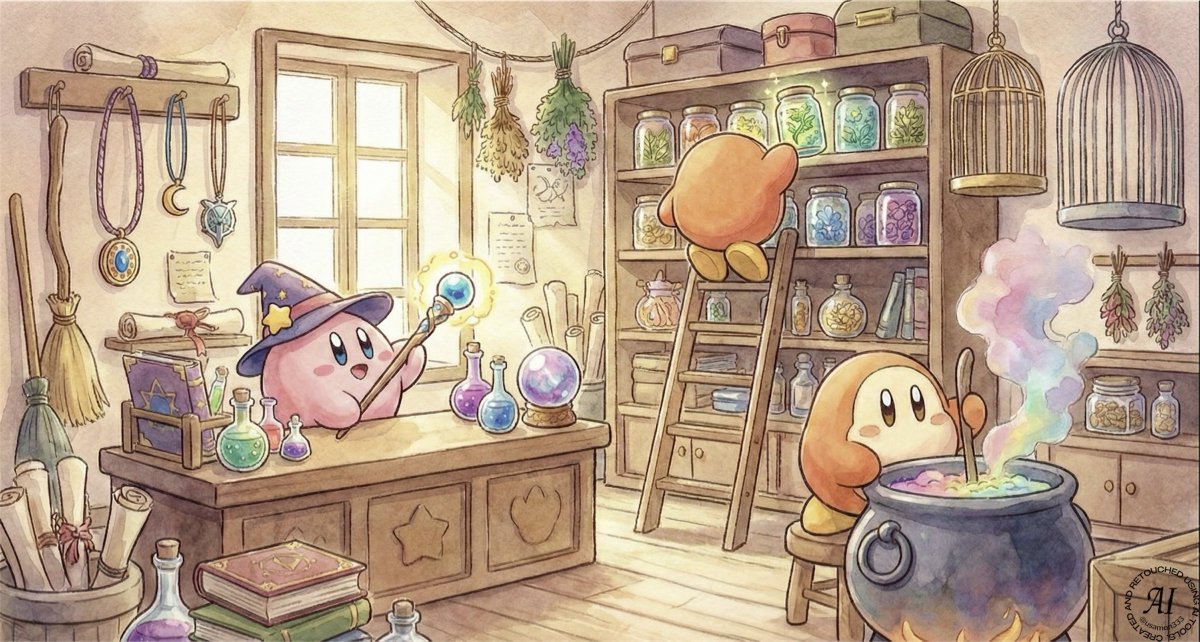 カービィの魔法具屋さん