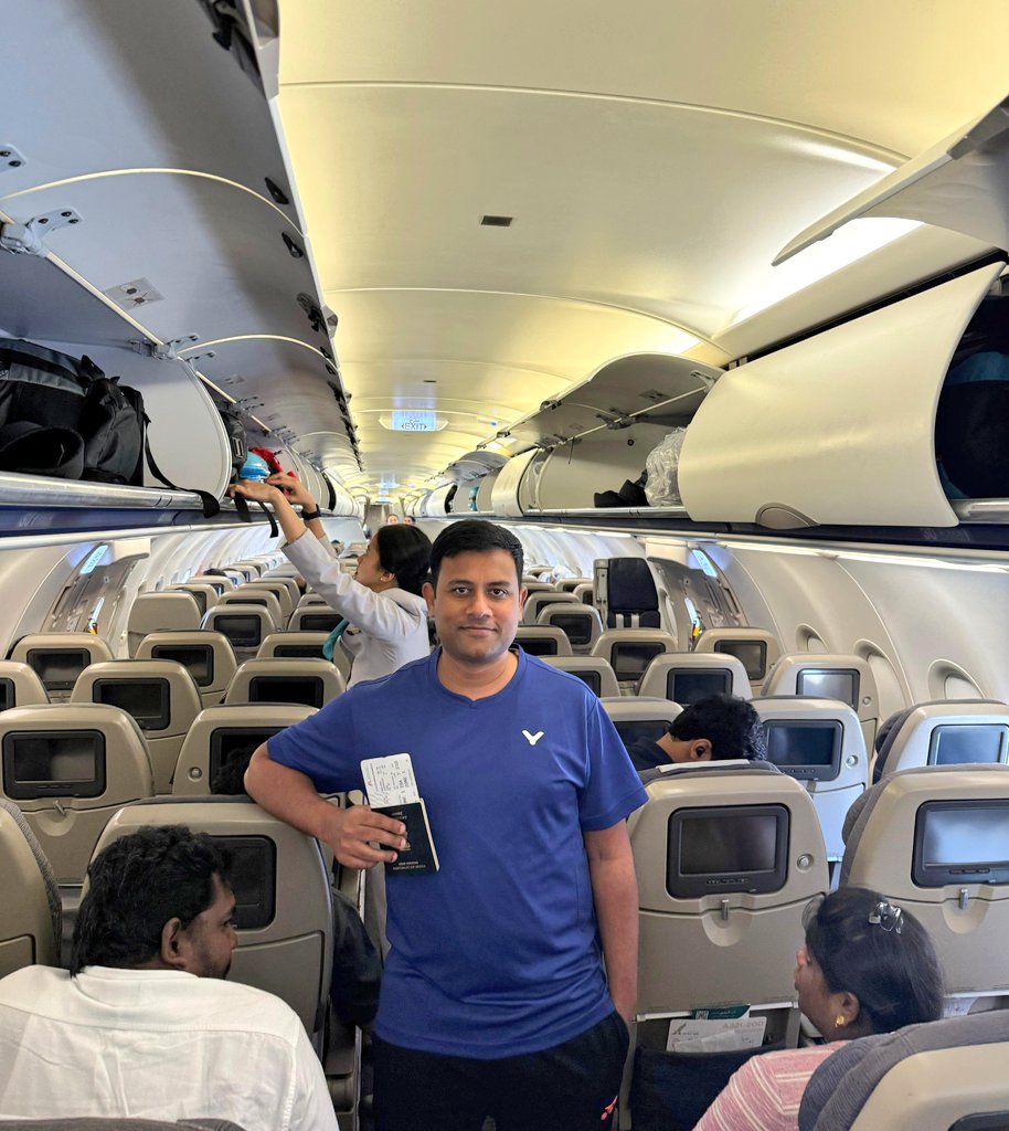 ✈️ FLYING BACK TO INDIA 🇮🇳 

#mindtraining #motivation #paracoach #tamilnaducoach #parabadmintoncoach #parabadminton