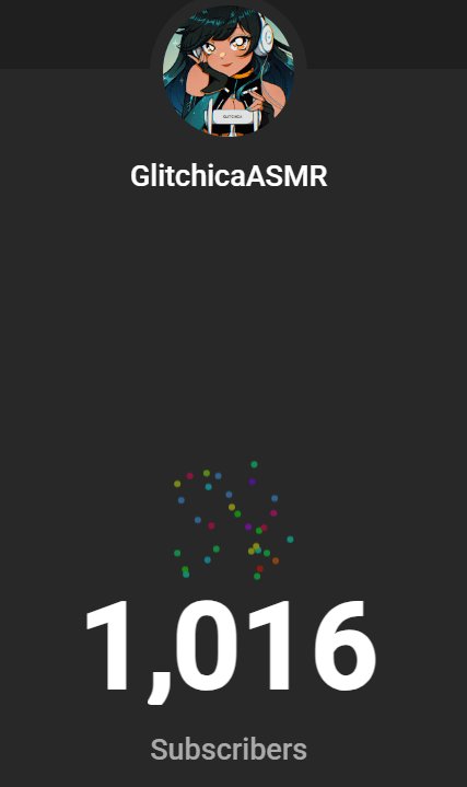 Thank you so much for 1k officially on my ASMR channel. 🥹