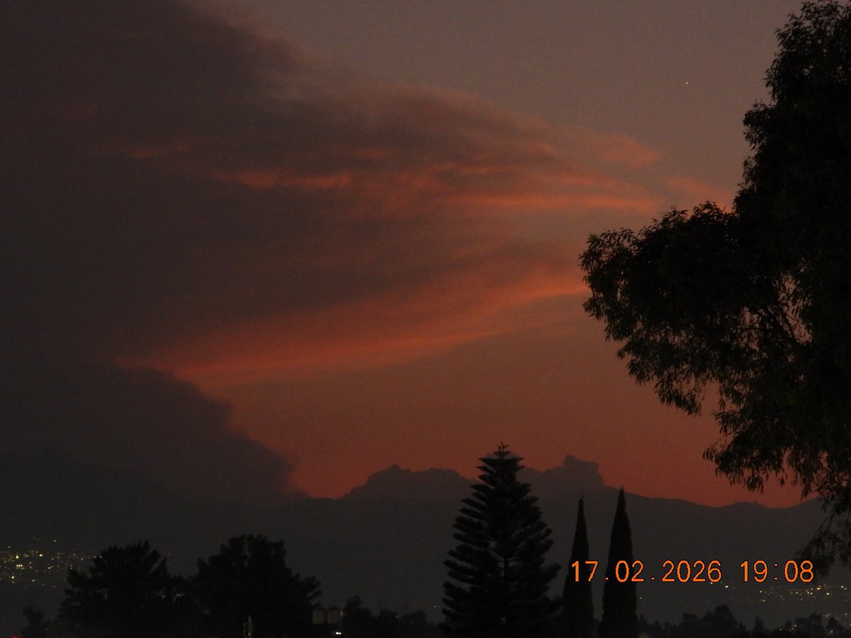 Nubes al atardecer