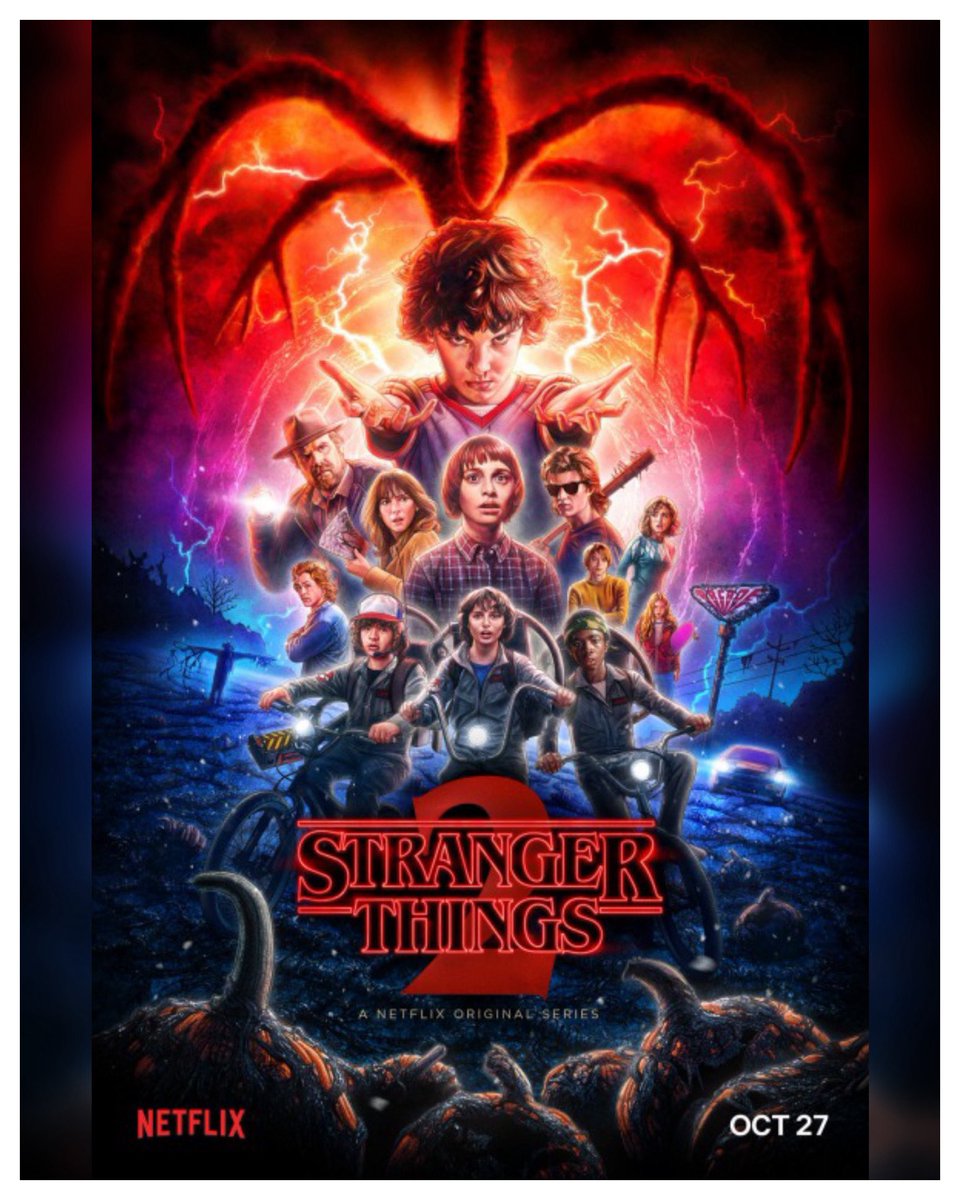Randy_Little's tweet photo. Rewatching #StrangerThings2 with @MelindaKyser https://t.co/qKL6rxR2Kq
