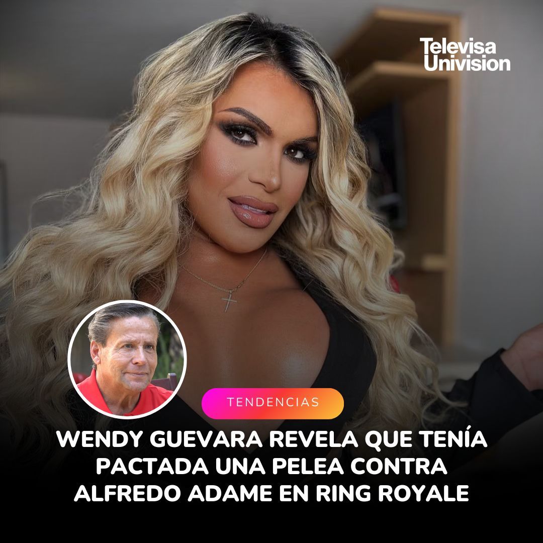 LA GRAN PELEA 🥊

Wendy Guevara reveló que estuvo a punto de enfrentarse a Alfredo Adame en Ring Royale 2026. Sí, leíste bien. El duelo que nadie sabía que necesitaba… casi se vuelve realidad.