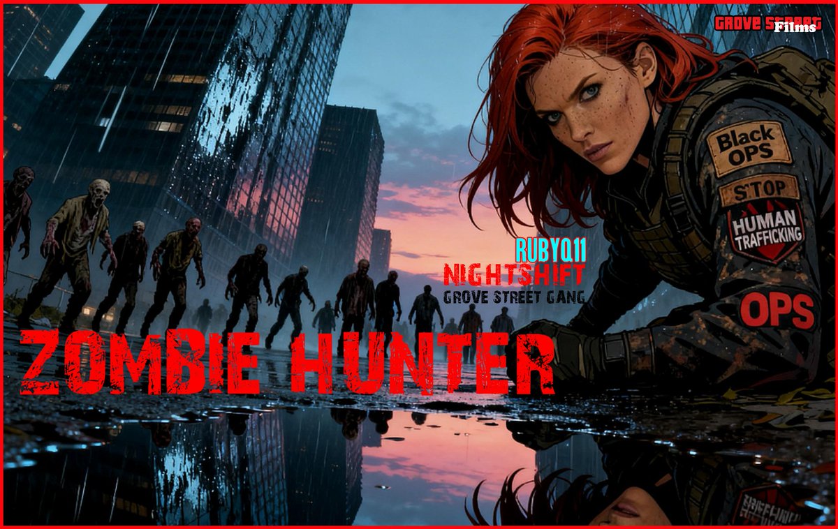GroveStreetFilm's tweet photo. @RuBQ_11 #NightShift #GroveStreetGang #ZombieHunter 🧟‍♂️🔥🩸 https://t.co/FntHxPkMpD