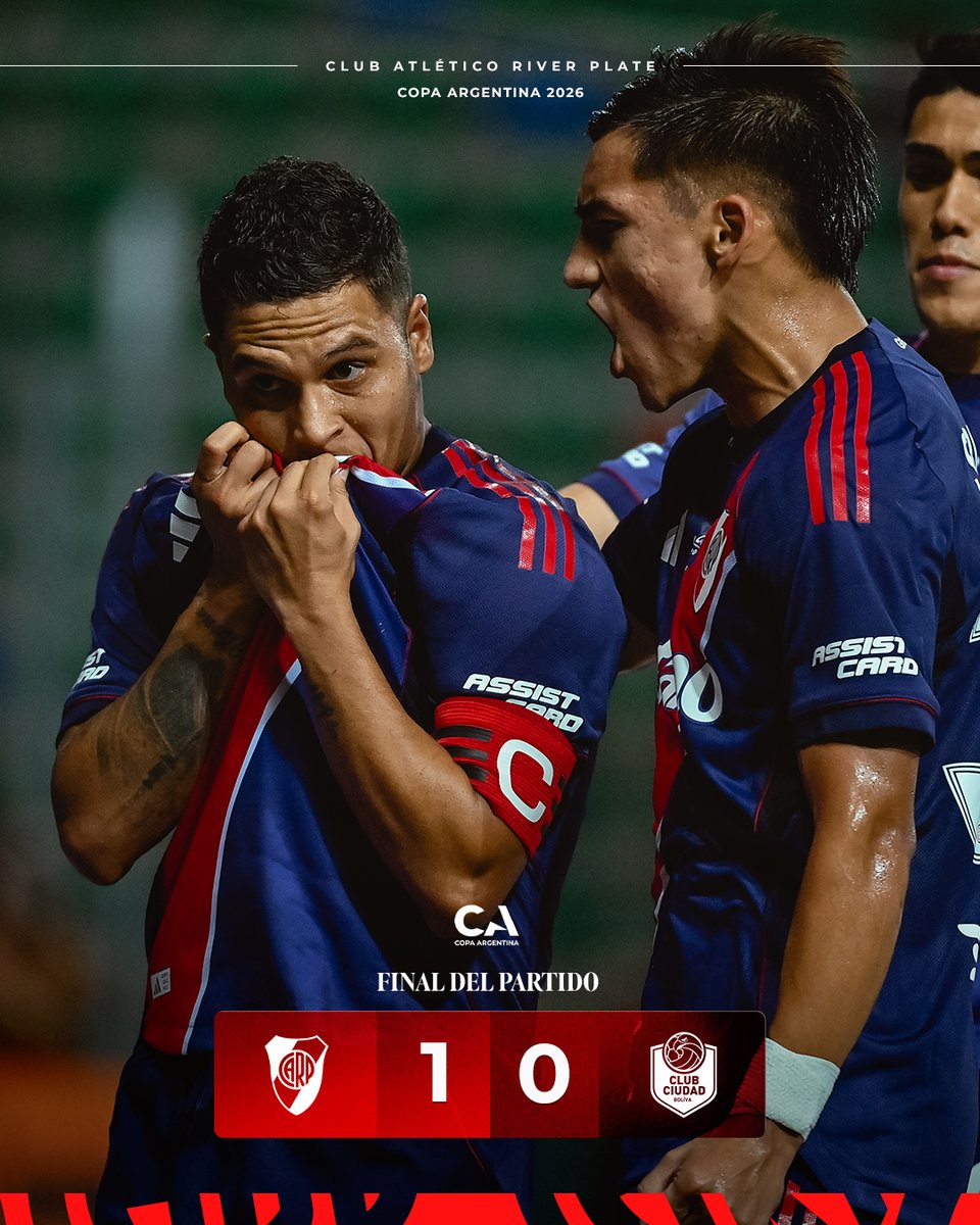 ¡¡GANÓ RIVER!! 🤍❤️🤍