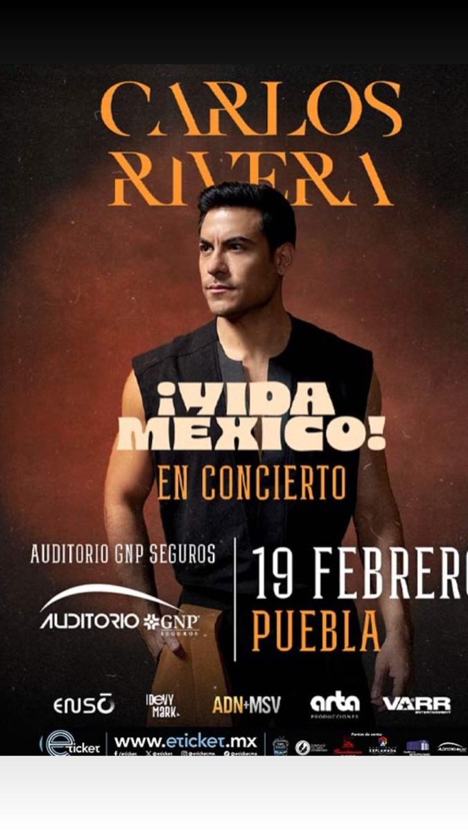@alexa_sanl 🚨GIVEAWAY🚨 PARA CARLOS RIVERA 🎤
A todos los fans les quiero regalar pases dobles para su concierto que se llevará a cabo el 19 de Febrero en el Auditorio GNP Seguros

Pasos a realizar:
1.Seguirme en esta cuenta 
2.Darle like a este post 
3.Etiquetar a dos personas