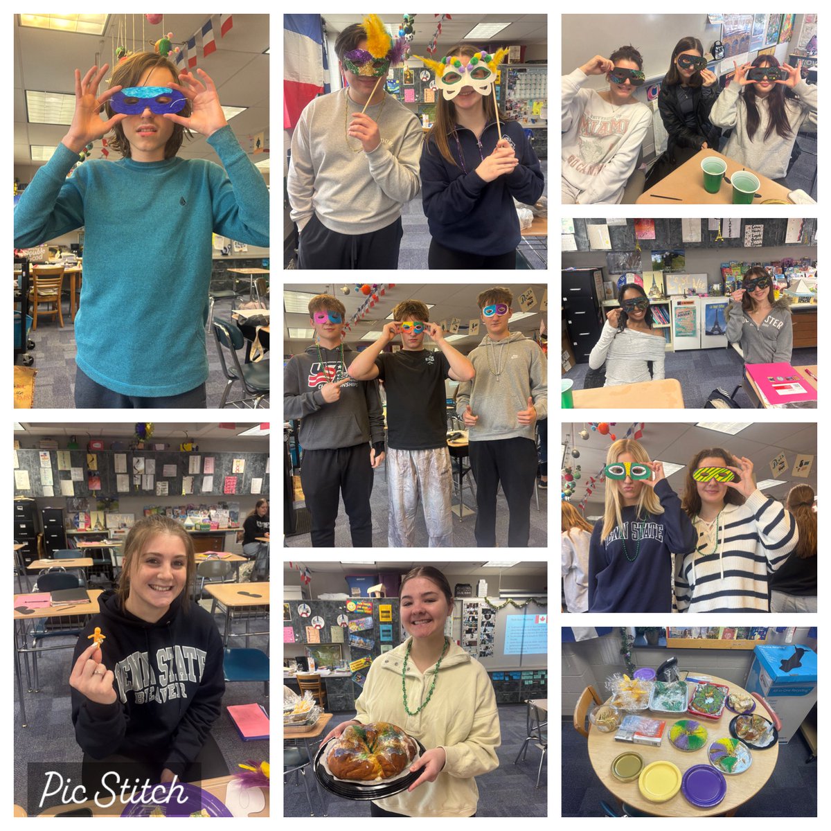 Un jour magnifique! Joyeux Mardi Gras 💚💛💜 <a href="/jhanula/">Lower Dauphin High School</a>