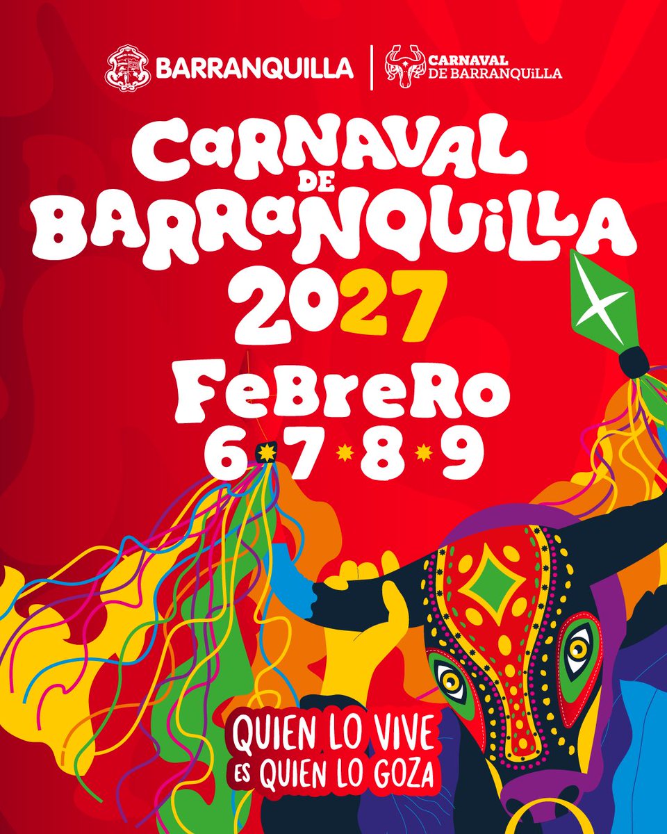 ¡#Joselito, no te vamos a dejar ir en paz! 😏🤭🎉Desde ya nos estamos programando pa’ volver a encontrarnos en el #CarnavalDeBarranquilla2027, porque esta historia contigo jamás se acaba.

🗓️ Del 6 al 9 de febrero de 2027

#QuienLoViveEsQuienLoGoza