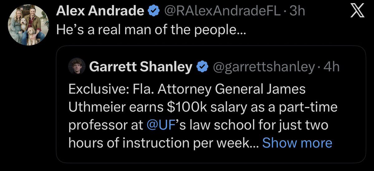 Working as an evening law professor while being President Trump’s favorite AG >>> working for a law firm funded by Planned Parenthood.