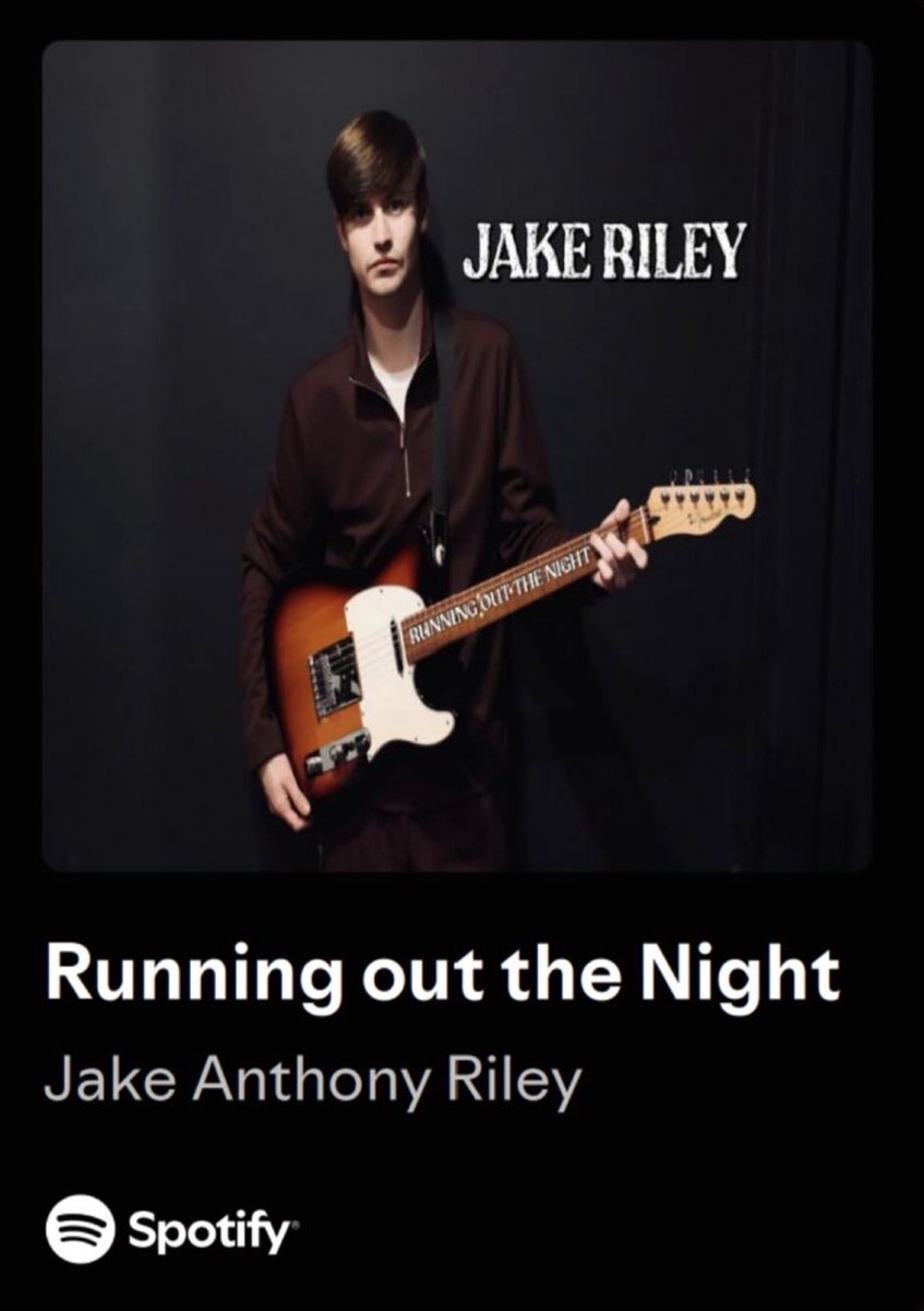 My brand new single. 
Running Out The Night. Is available on all streaming platforms check it out and share as much as you can for me please thank you 🙏🏻 🎤🎸