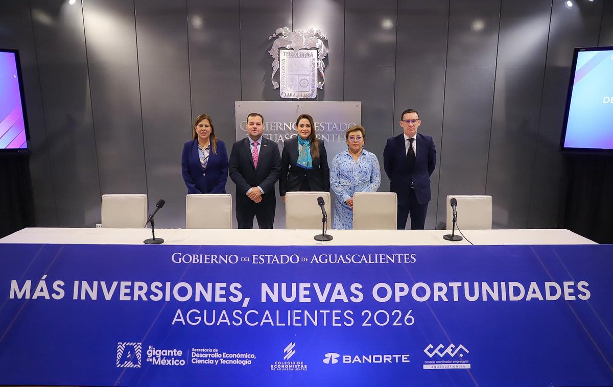 AGUASCALIENTES, PUERTO SEGURO PARA LA INVERSIÓN Y EL CRECIMIENTO EN 2026: TERE JIMÉNEZ

Información extendida aquí: elojodeaguascalientes.com/2026/02/aguasc…

#Aguascalientes #Noticias