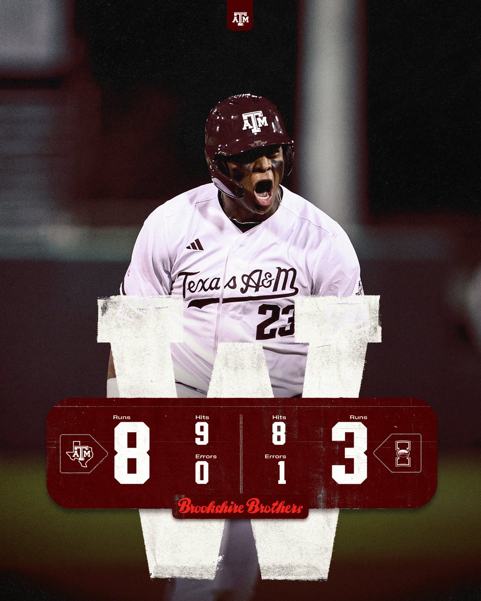 Tuesday night final in Aggieland 👍

<a href="/BrookshireBros/">Brookshire Brothers</a>