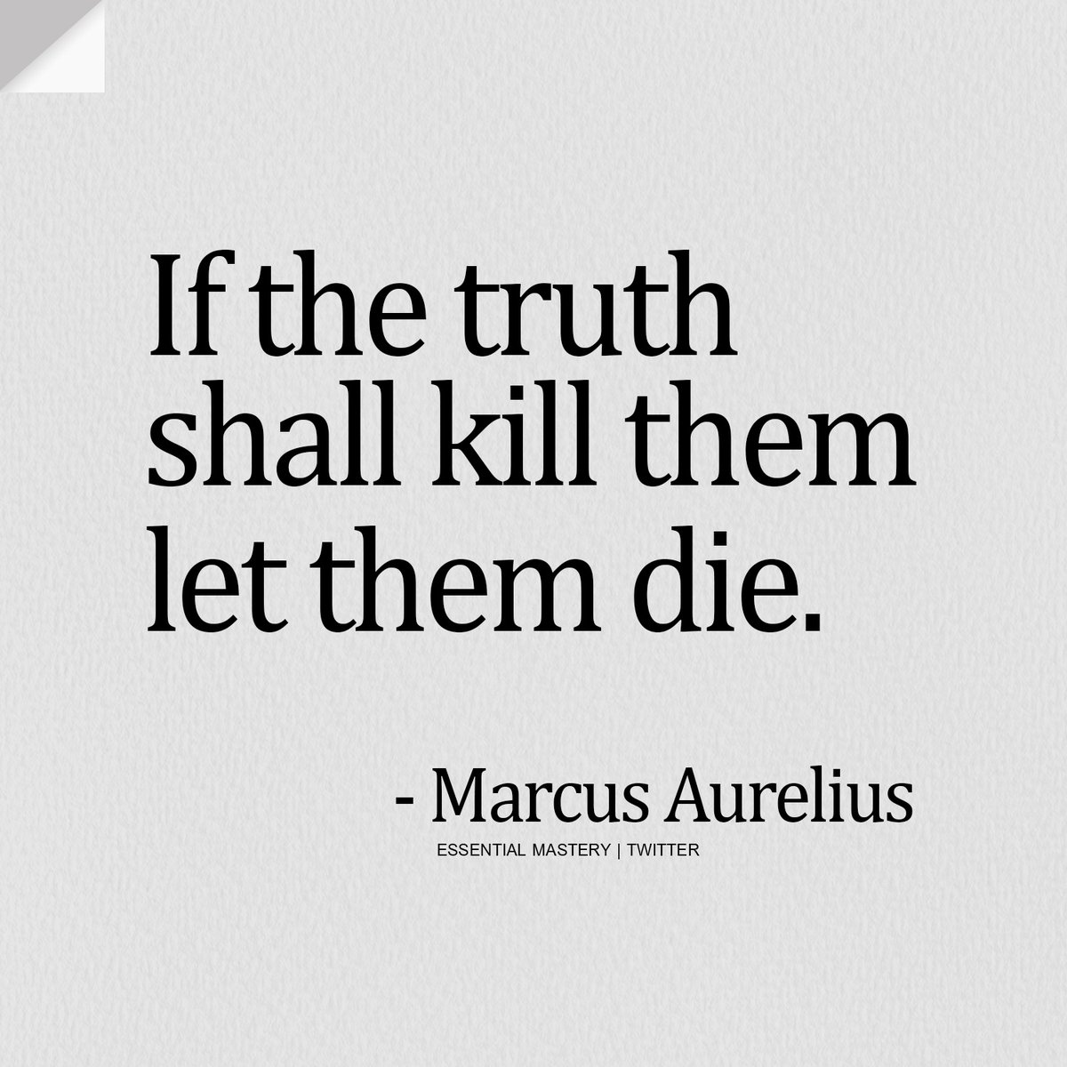 The truth isn’t what hurts, avoiding it does.