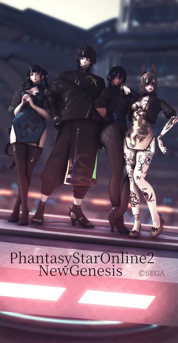 チャイﾅｶﾞｽ🐳
一緒に撮っていただきありがとうございましたー🎶
#メンテの日なのでssを貼る
#PSO2NGS_SS