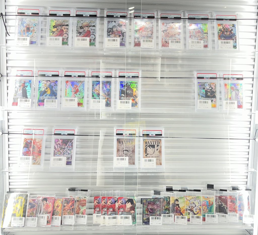 ⭐️トレカ道楽 仙台駅前アーケード店⭐️ 現在のPSAショーケースの