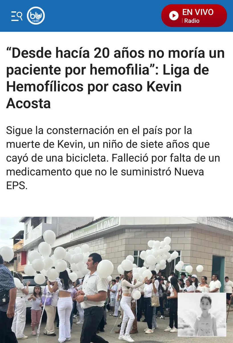 Kevin no murió. 

<a href="/petrogustavo/">Gustavo Petro</a> y <a href="/GA_Jaramillo/">Guillermo Jaramillo</a> lo mataron. Kevin recibía sus medicamentos a tiempo hasta que Petro decidió destruir el sistema de salud. 

Si Kevin hubiera seguido recibiendo el medicamento no hubiera muerto por la caída.