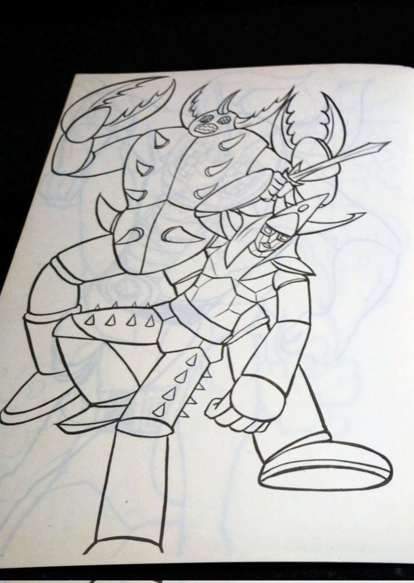 ライディーンをつくる創刊記念? #パチもん 行け〜♪行け〜♪勇者