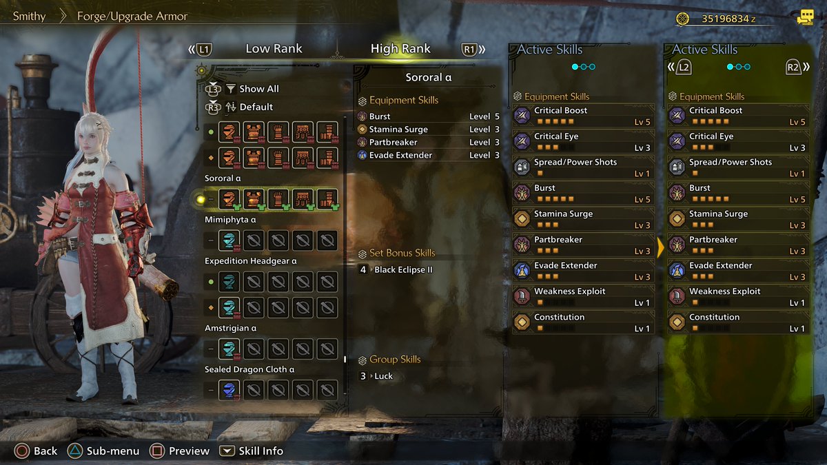 Nadia's set is kindda OP, comes with Gore armor skills, what?? #MHWilds #MonsterHunterWilds #モンハンワイルズ #モンハン #mhws