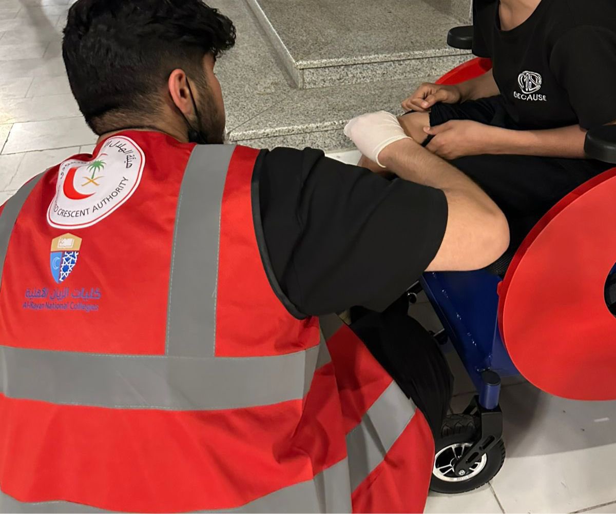 "ضمن جهوده الإنسانية، يستعد فريق الريان التطوعي لتقديم خدماته لزوار المدينة في مسجد الميقات وقباء والحرم النبوي الشريف في رمضان، وذلك تحت إشراف ومظلة الهلال الأحمر."<a href="/mediasrca/">هيئة الهلال الأحمر السعودي</a>
