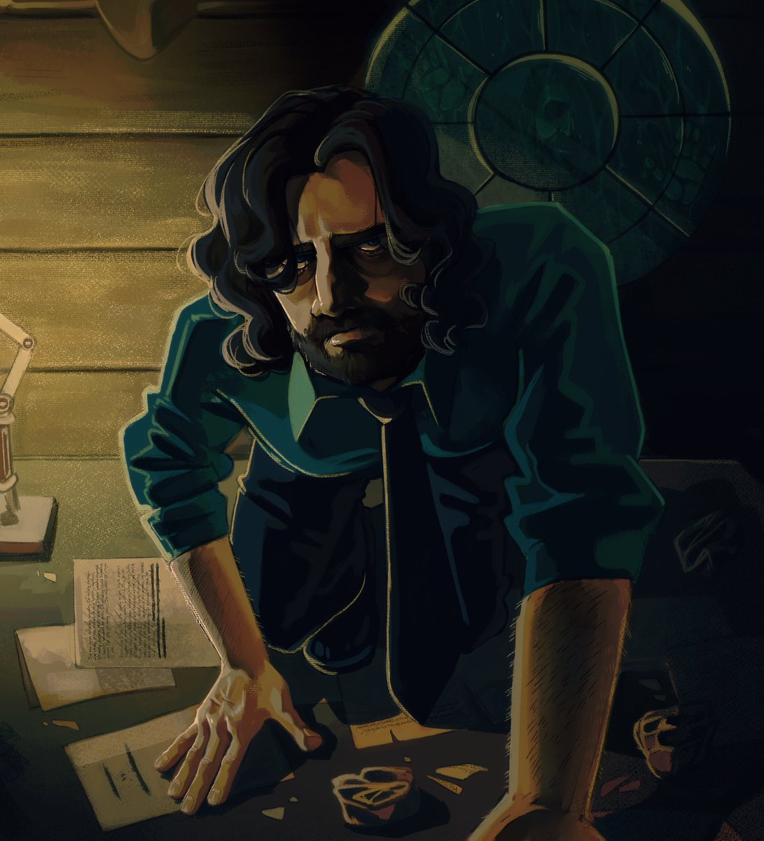 why did he climb on the desk...... 

#alanwake #alanwake2