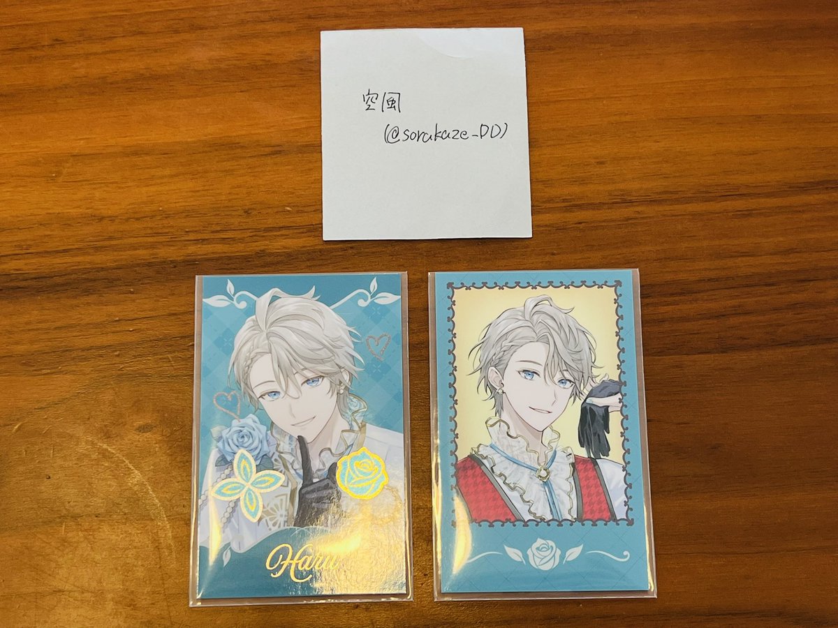 交換￤にじさんじ Rose Valentine バレンタイン チェキ風カード 特典