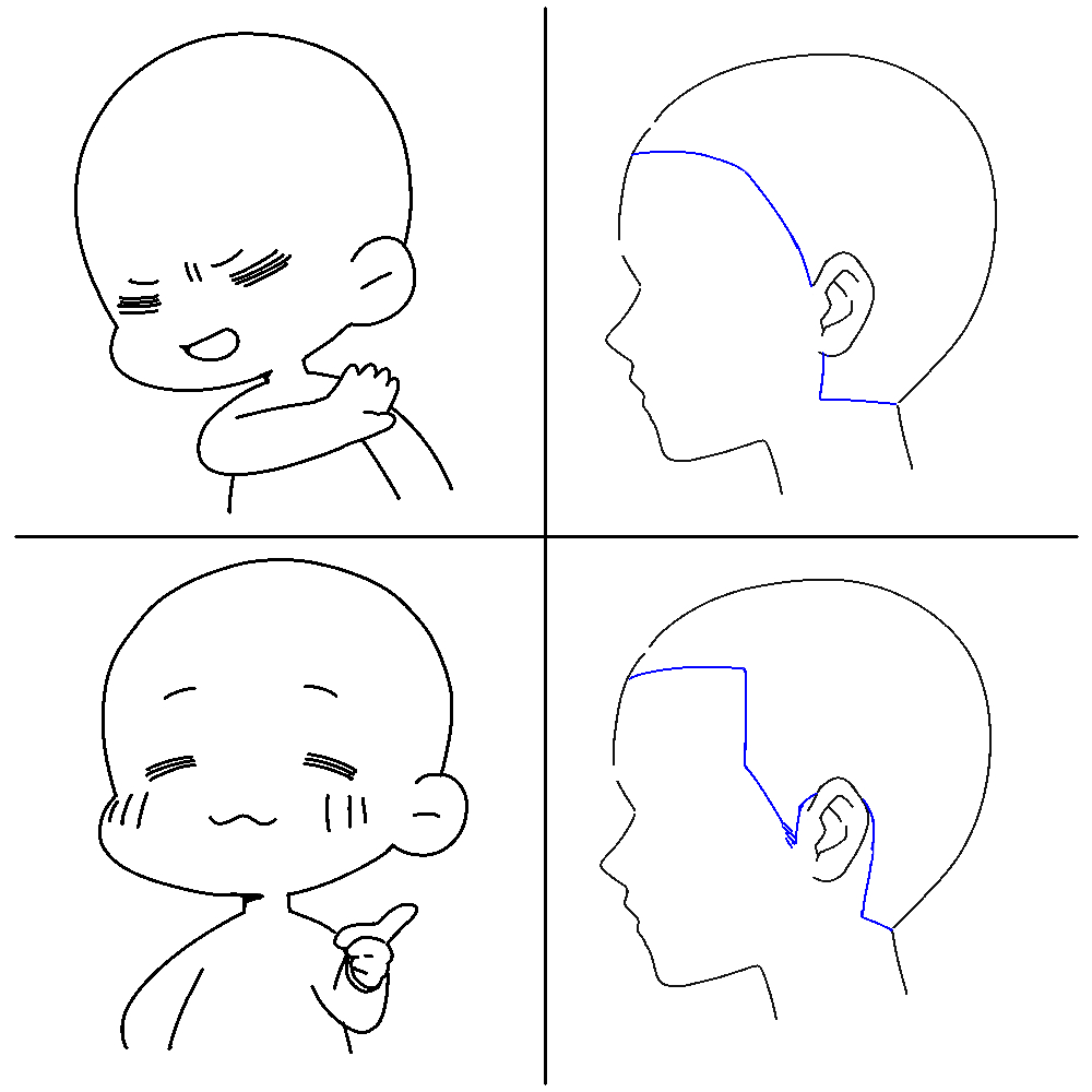 個人的に生え際の作画に思うこと 
