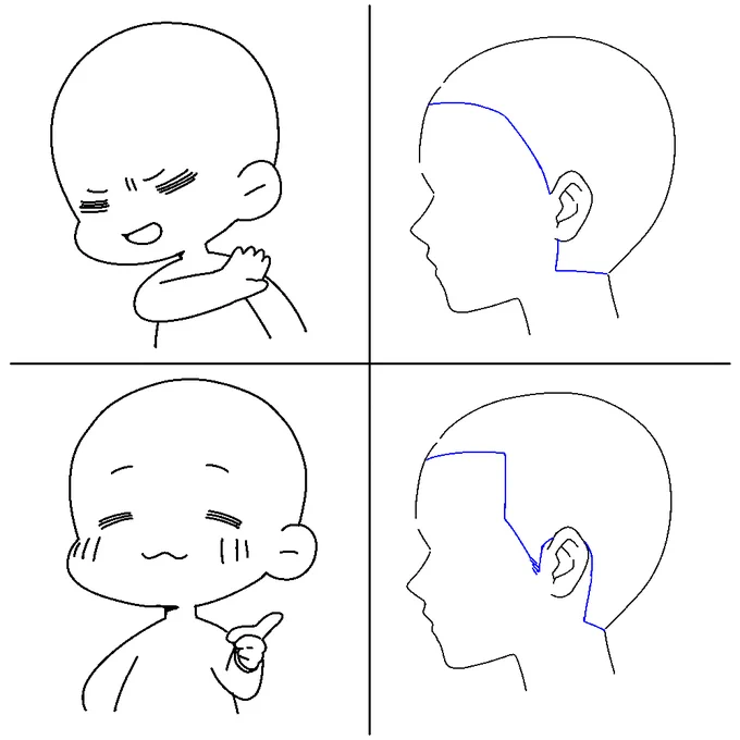 個人的に生え際の作画に思うこと 