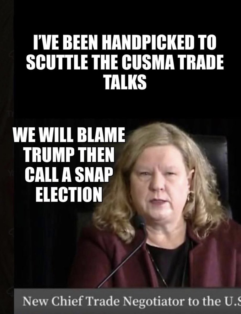 🇨🇦 - only good part of this will be an election All common sense Cdn’s need to make sure to vote to get rid of the Liberals, Carney &amp; WEF one world government communism crap. I want a safe, prosperous &amp; a country proud to leave our children &amp; grandchildren