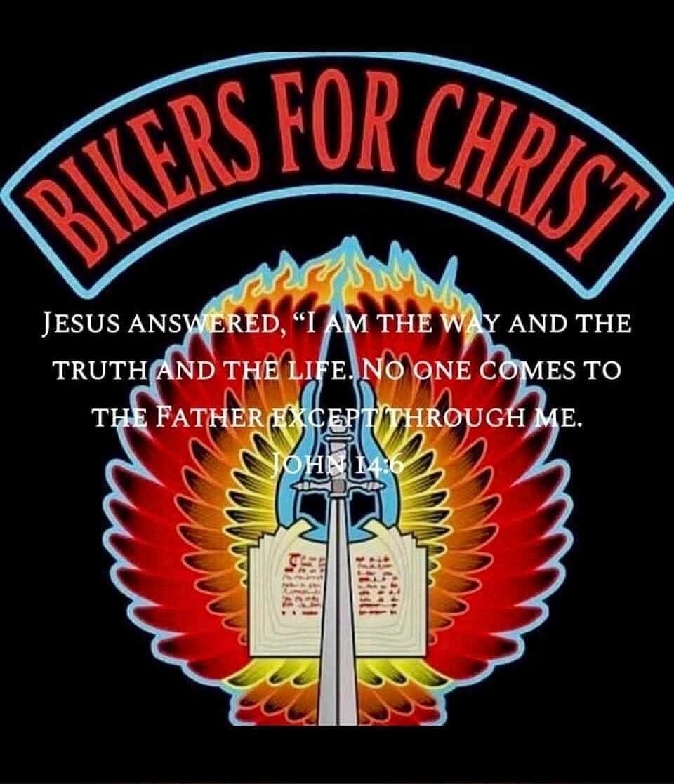 I now ride for Jesus Christ 

Even though I became a Christian in 1979, I rode alone, for myself for many years.