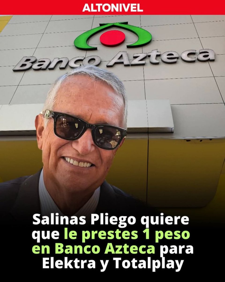 EL OTROHORA MILLONARIO <a href="/RicardoBSalinas/">Don Ricardo Salinas Pliego</a> AHORA ES PORDIOSERO AZTECA