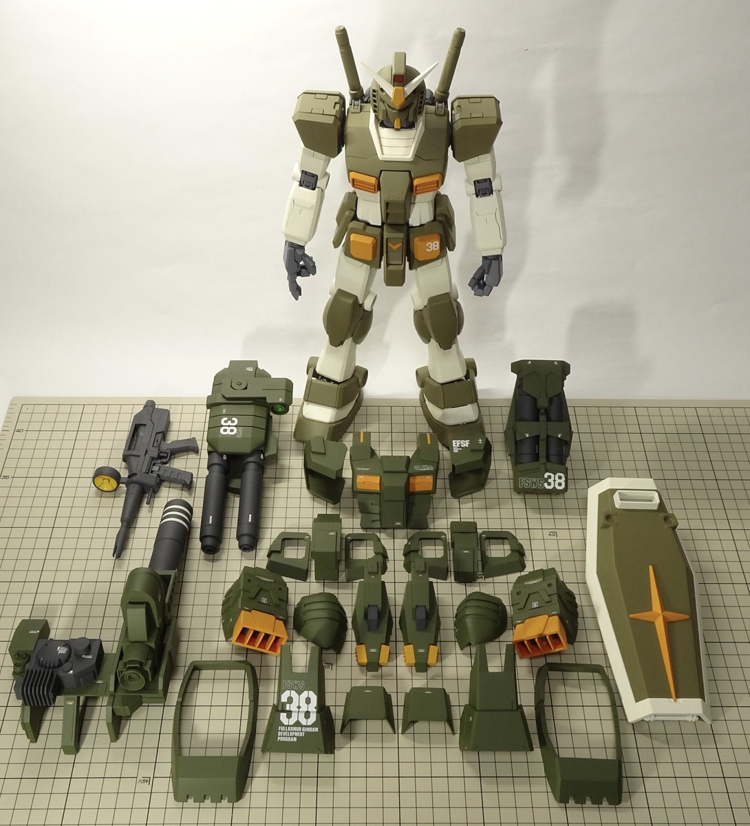 #なかなか発売されないので作りました
PGフルアーマーガンダム