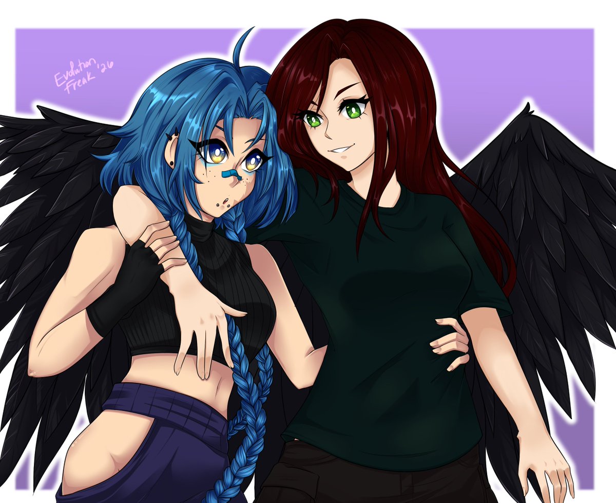 EvolutionFreak's tweet photo. Recent comms and VGen linked in my reply + bio <3

#VGenComm #VGenOpen #commissionart https://t.co/ea6xYU9Zqk