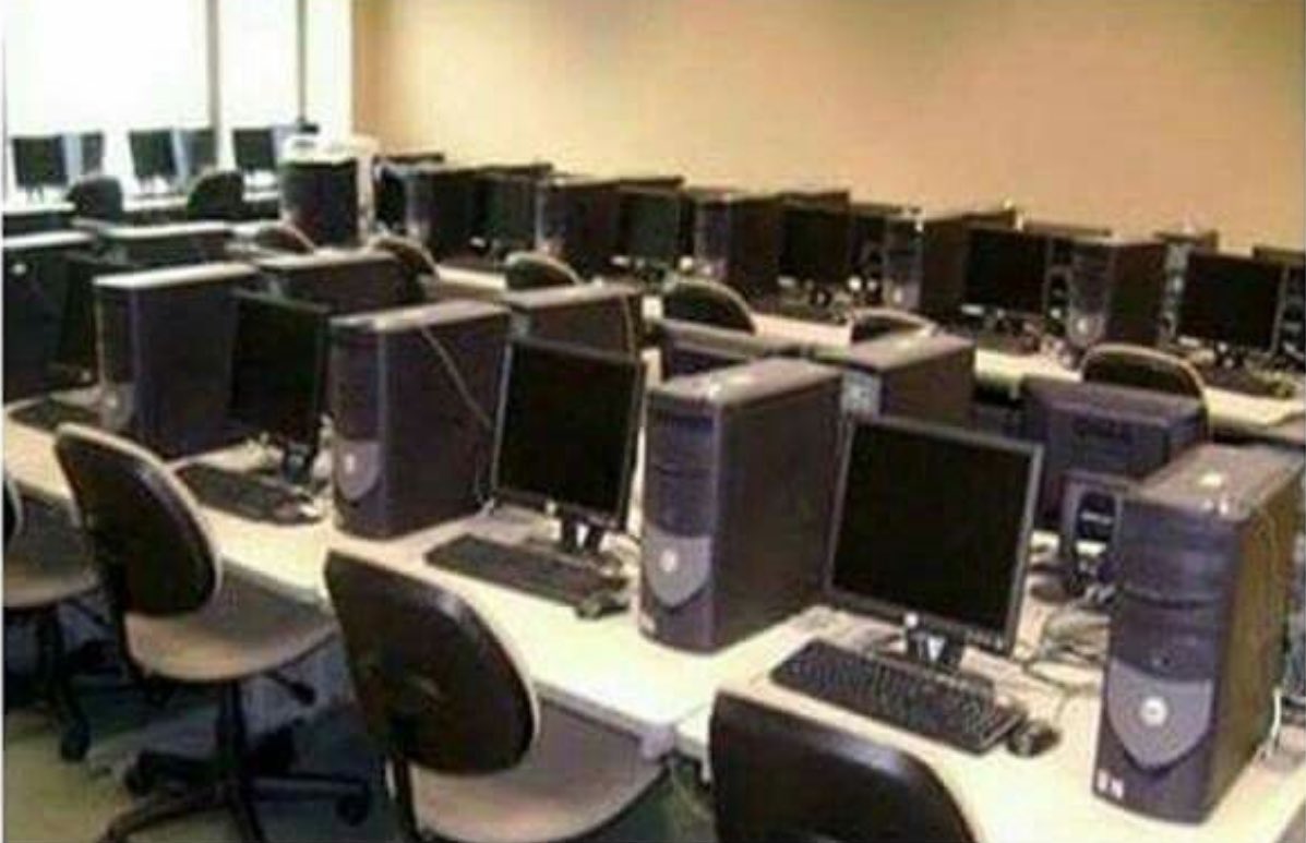 Los niños de hoy nunca sabrán lo importante que era ir a la clase de computación.