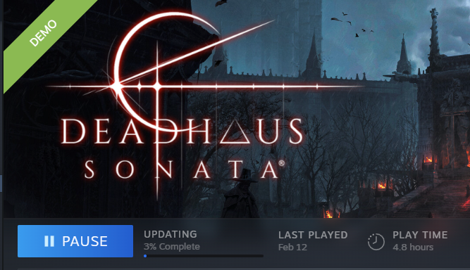 There's an update...but my backlog! I must play something else tonight!