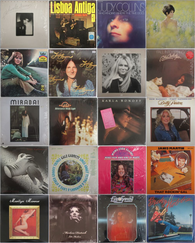 2/23（月・祝）は60's-70's POPS（女性）のLPレコード 20枚を11時より