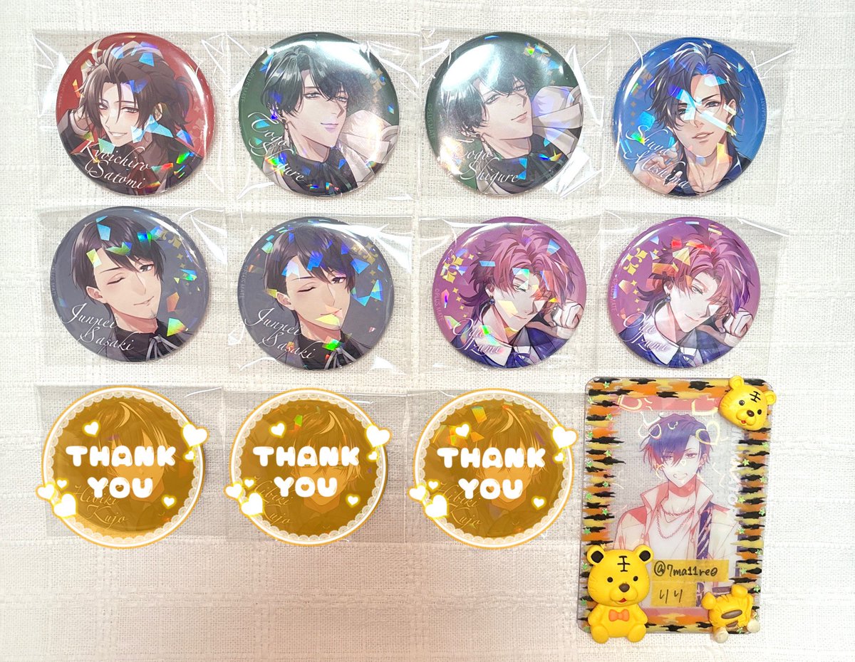 交換】プラスメイト PLUSMATE 我愛你缶バッジ 特典ホロ缶バッジ 譲