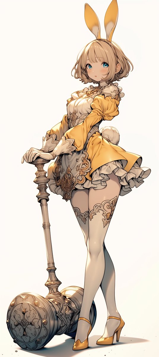 ton_ton_ai's tweet photo. Yellow bunny knight
Original ver. https://t.co/TaLmSTn06v
