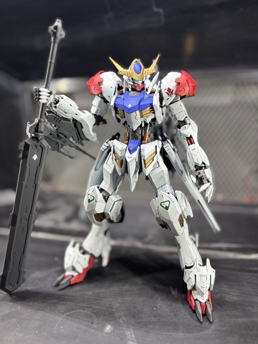 Rere_gunpla's tweet photo. ガンダムバルバトスルプス全塗装完了！
出来栄えはいいのでたくさんいいねください🙇❤️
#ガンプラ
#鉄血のオルフェンズ https://t.co/wbAYIQe15d